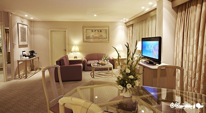 محوطه نشیمن سوئیت دلوکس